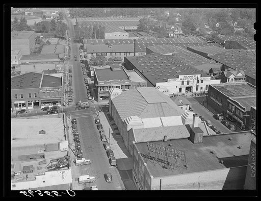 Tobacco warehouse section of Durham, North Carolina