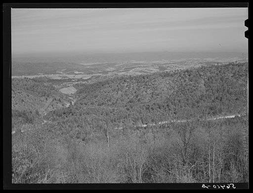 General view from Skyline Drive, Virginia