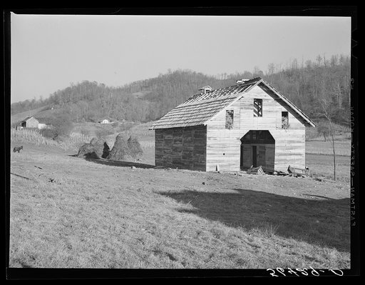 Josh Calahan's new barn on Southern Appalachian Project near Barbourville, Knox County, Kentucky