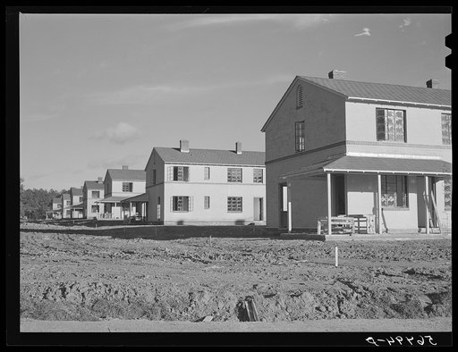 Newton D. Baker Village, new defense housing project under construction by the housing authority of Columbus, Georgia. Near Fort Benning