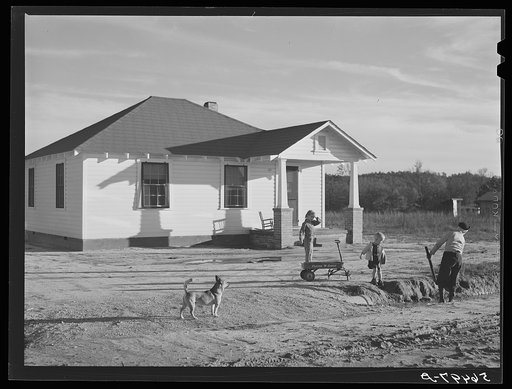 New homes of Army men on Milstead Avenue about five miles out of Columbus, Georgia near Fort Benning. They were finished in September