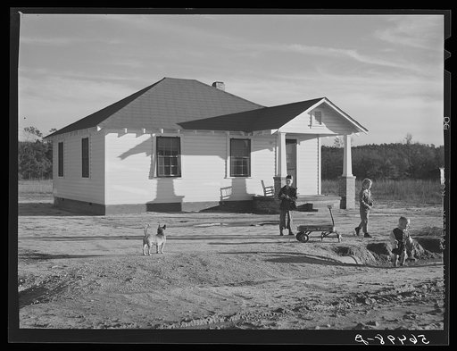 Untitled photo, possibly related to: New homes of Army men on Milstead Avenue about five miles out of Columbus, Georgia near Fort Benning. They were finished in September