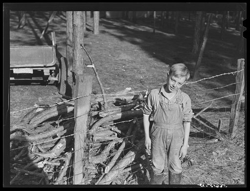 Son of construction worker near Alexandria, Louisiana