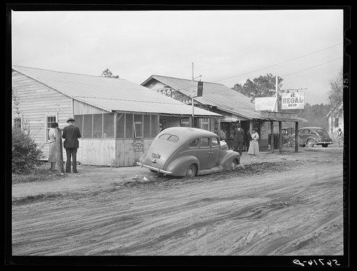 Untitled photo, possibly related to: New store and home owned by a colored man in Starke, Florida. He has an excellent business