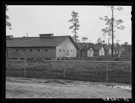 New barracks at Camp Blanding. Starke, Florida