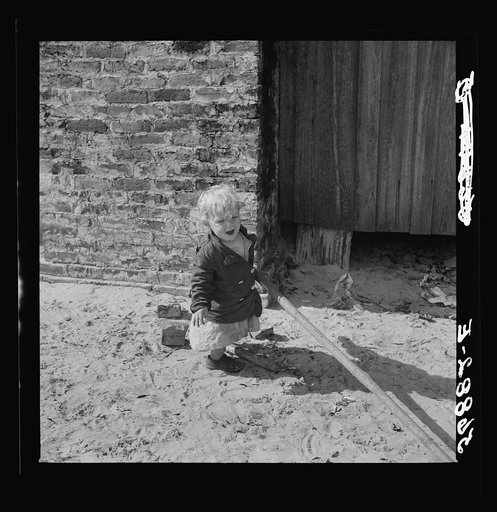Child of construction worker who had been employed on Camp Blanding job. Starke, Florida