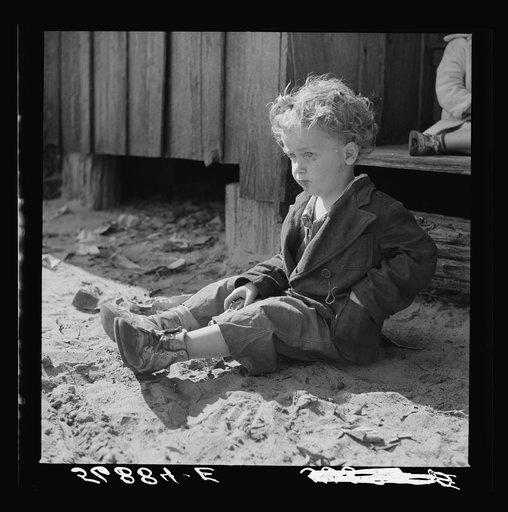 Child of construction worker who had been employed on Camp Blanding job. Starke, Florida