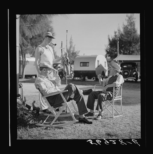 Untitled photo, possibly related to: Sarasota trailer park. Sarasota, Florida