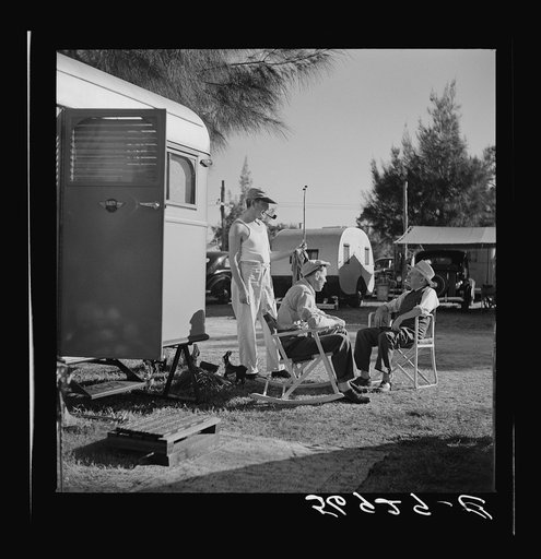 Sarasota trailer park. Sarasota, Florida