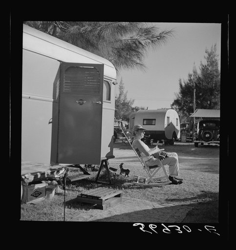 Untitled photo, possibly related to: Sarasota trailer park. Sarasota, Florida