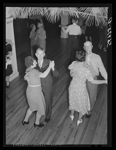 Untitled photo, possibly related to: Dances are held regularly at Sarasota trailer park. Sarasota, Florida