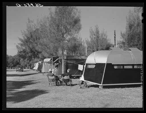 Untitled photo, possibly related to: Sarasota trailer park. Sarasota, Florida