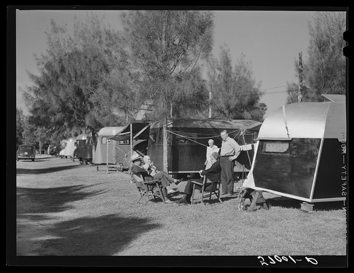 Sarasota trailer park. Sarasota, Florida