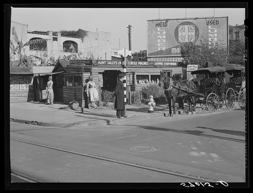 Street scene in New Orleans, Louisiana