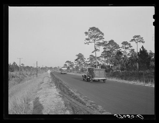 Highway leading from Pensacola, Florida