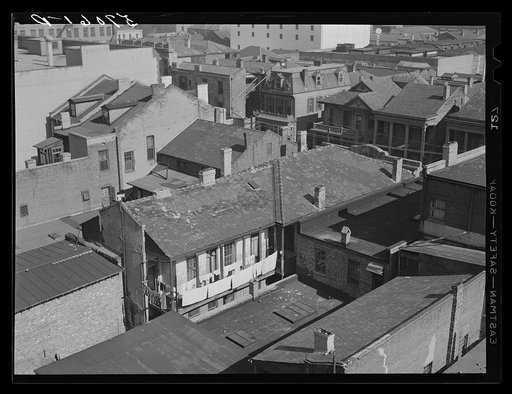 Old buildings in New Orleans, Louisiana