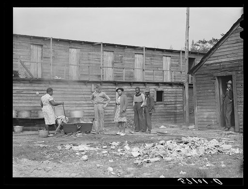 Pahokee "hotel" housing for Negro migratory vegetable pickers and laborers. Pahokee, Florida
