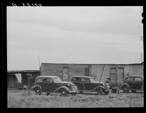 Agricultural workers' families living in houses already condemned by board of health in Belle Glade, Florida