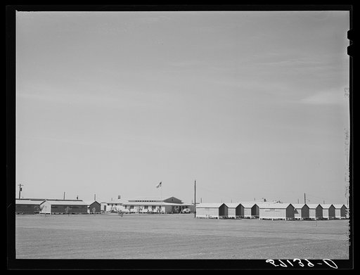 General view, Okeechobee migratory labor camp for agricultural workers. Belle Glade, Florida