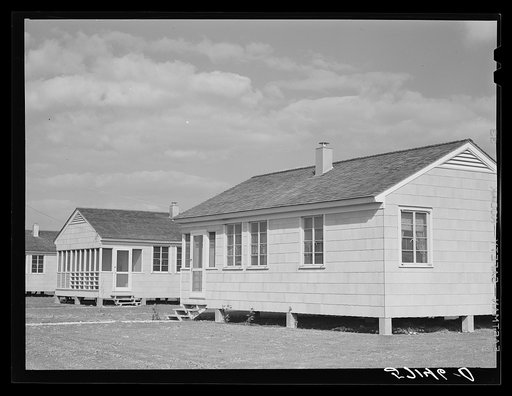 Labor homes for agricultural workers in Osceola migratory labor camp. Belle Glade, Florida
