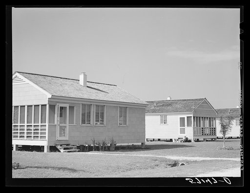 Labor homes for agricultural workers in Osceola migratory labor camp. Belle Glade, Florida