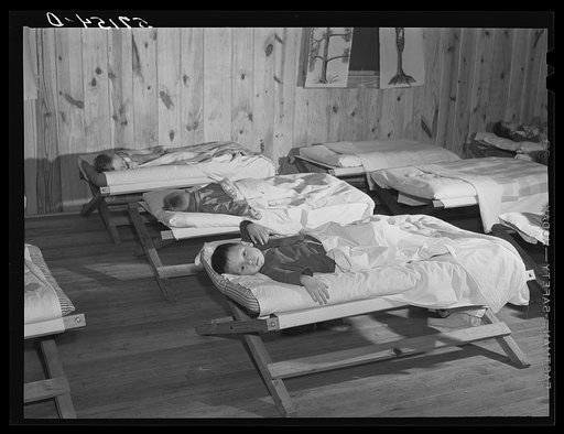 First hour in day nursery of Osceola migratory labor camp. Belle Glade, Florida