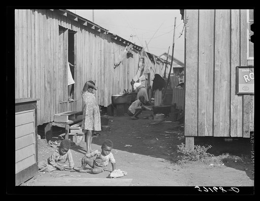 Bad housing for Negro agricultural workers. Belle Glade, Florida
