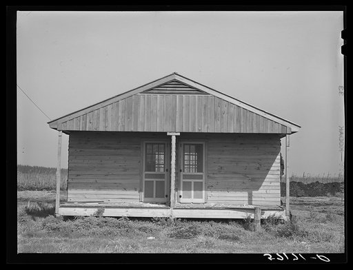 New agricultural workers' labor homes under construction at new camp being built by FSA (Farm Security Administration). Pahokee, Florida