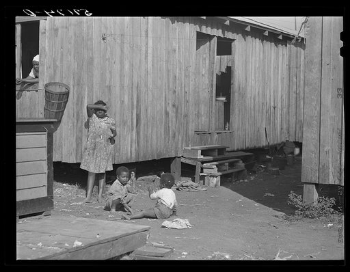 Migrant pickers and agricultural laborers' living quarters near Belle Glade, Florida
