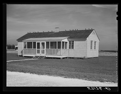 Labor home for agricultural workers in Okeechobee migratory labor camp. Belle Glade, Florida