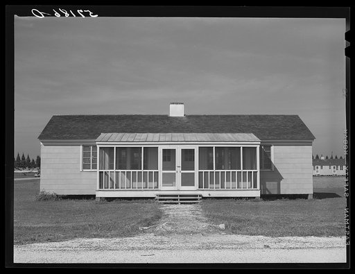 Labor home for agricultural workers in Okeechobee migratory labor camp. Belle Glade, Florida