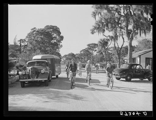 The cycle club of Sarasota trailer park. Sarasota, Florida
