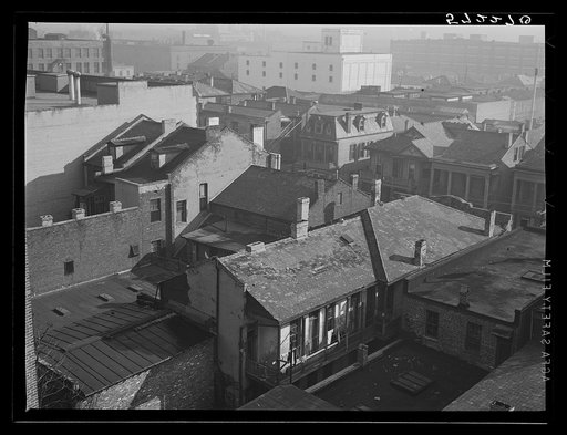 Old buildings. New Orleans, Louisiana