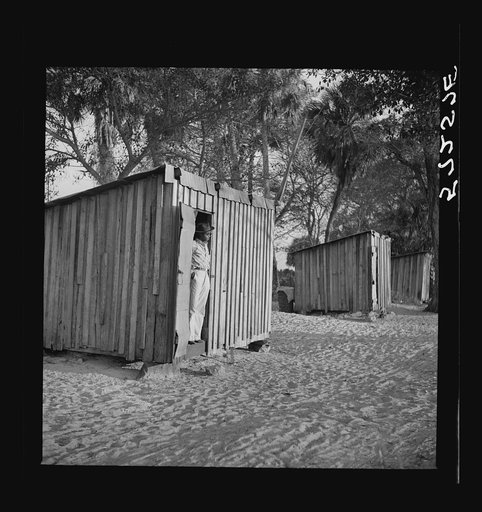 Living quarters for Negro migratory workers near Belle Glade, Florida