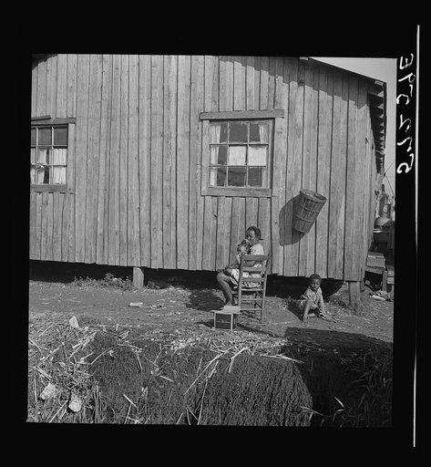 Living quarters for Negro migratory workers near Belle Glade, Florida