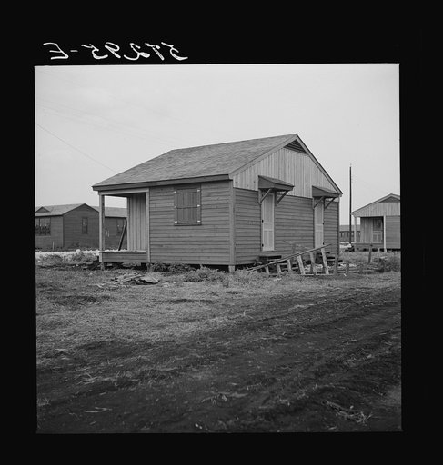 Migratory labor camp under construction. Pahokee, Florida