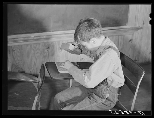 Classroom in new school. Osceola migratory labor camp, Belle Glade, Florida