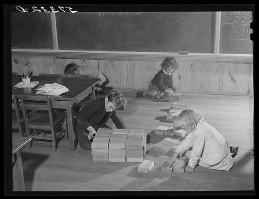 Classroom in new school. Osceola migratory labor camp. Belle Glade, Florida