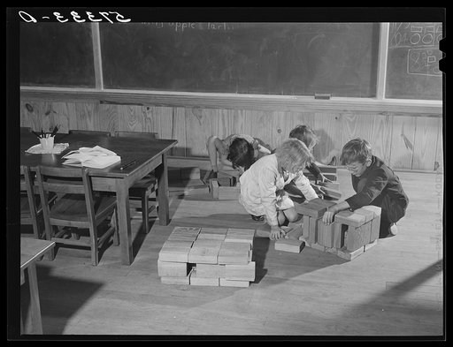 Untitled photo, possibly related to: Classroom in new school. Osceola migratory labor camp. Belle Glade, Florida