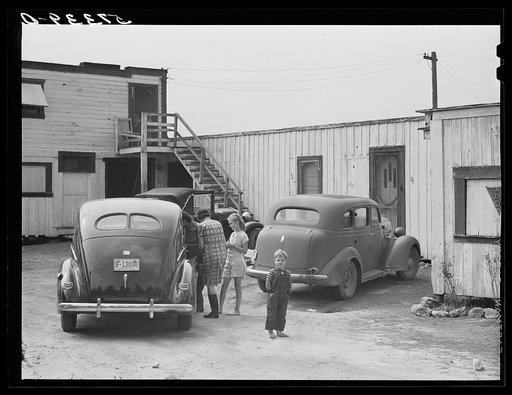 Housing for white migratory laborers. Belle Glade, Florida