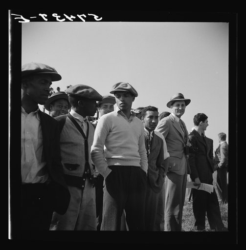 Spectators at horse races. Warrenton, Virginia