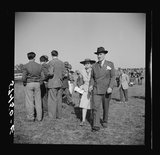 Spectators at horse races. Warrenton, Virginia