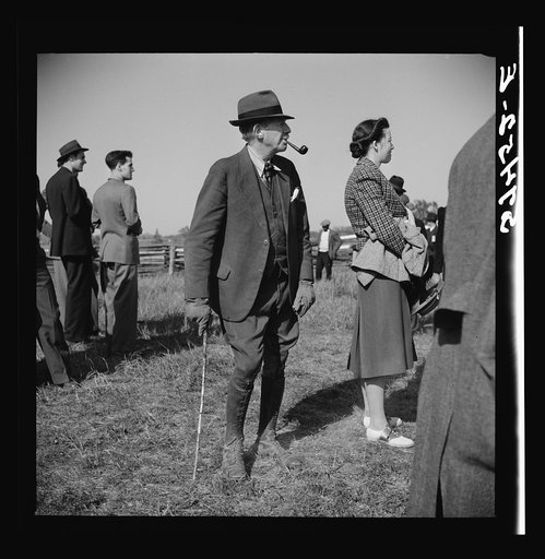 Spectators at horse races. Warrenton, Virginia