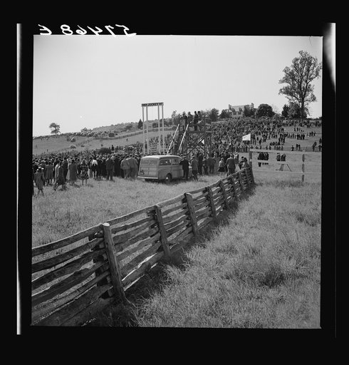 Judge at the horse races. Warrenton, Virginia