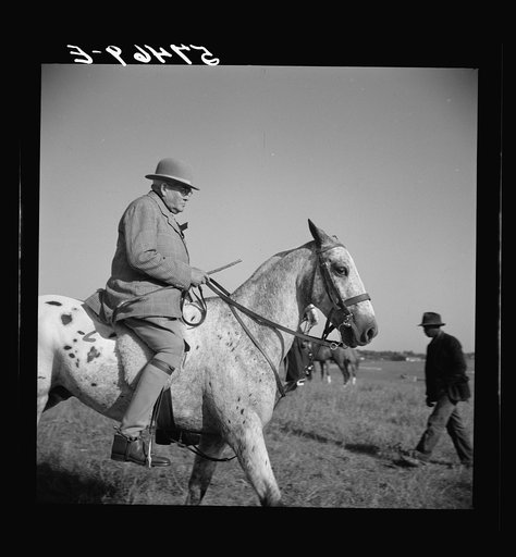 Untitled photo, possibly related to: Judge at the horse races. Warrenton, Virginia