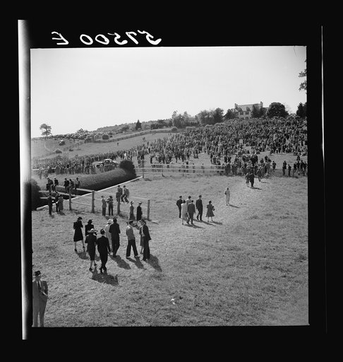 Untitled photo, possibly related to: Judge at the horse races. Warrenton, Virginia