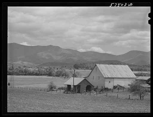 Untitled photo, possibly related to: Fertile farmland in the Shenandoah Valley, Virginia