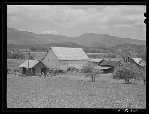 Fertile farmland in the Shenandoah Valley, Virginia