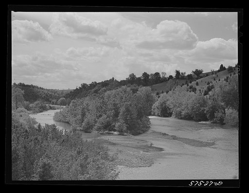 Fork of Shenandoah River. Shenandoah Valley, Virginia