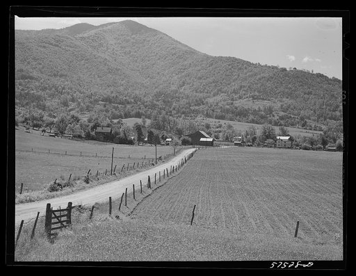 Fertile farmland in the Shenandoah Valley, Virginia